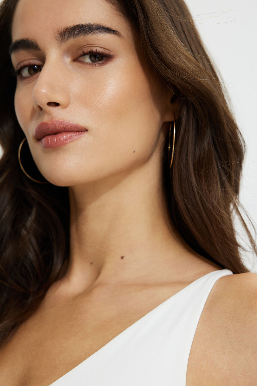 Lot de 2 boucles d'oreilles créoles fines