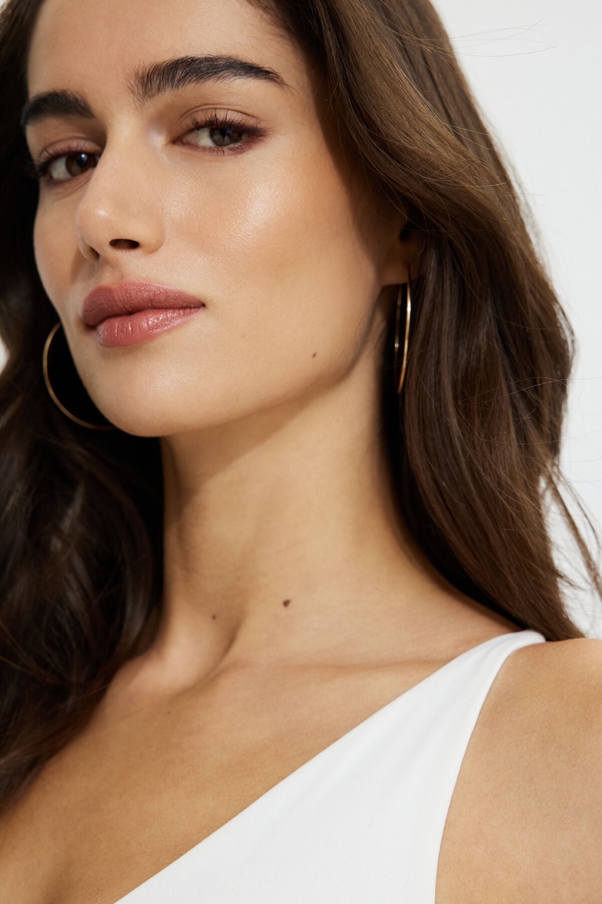 Lot de 2 boucles d'oreilles créoles fines