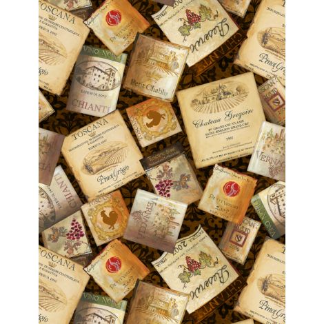 Étiquettes de vin - Délices toscans par Wilmington Prints