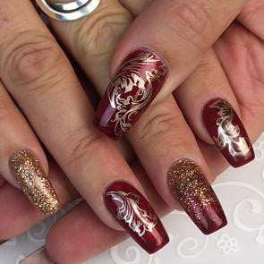 Clear Jelly Stamper - Ornamental Flourish