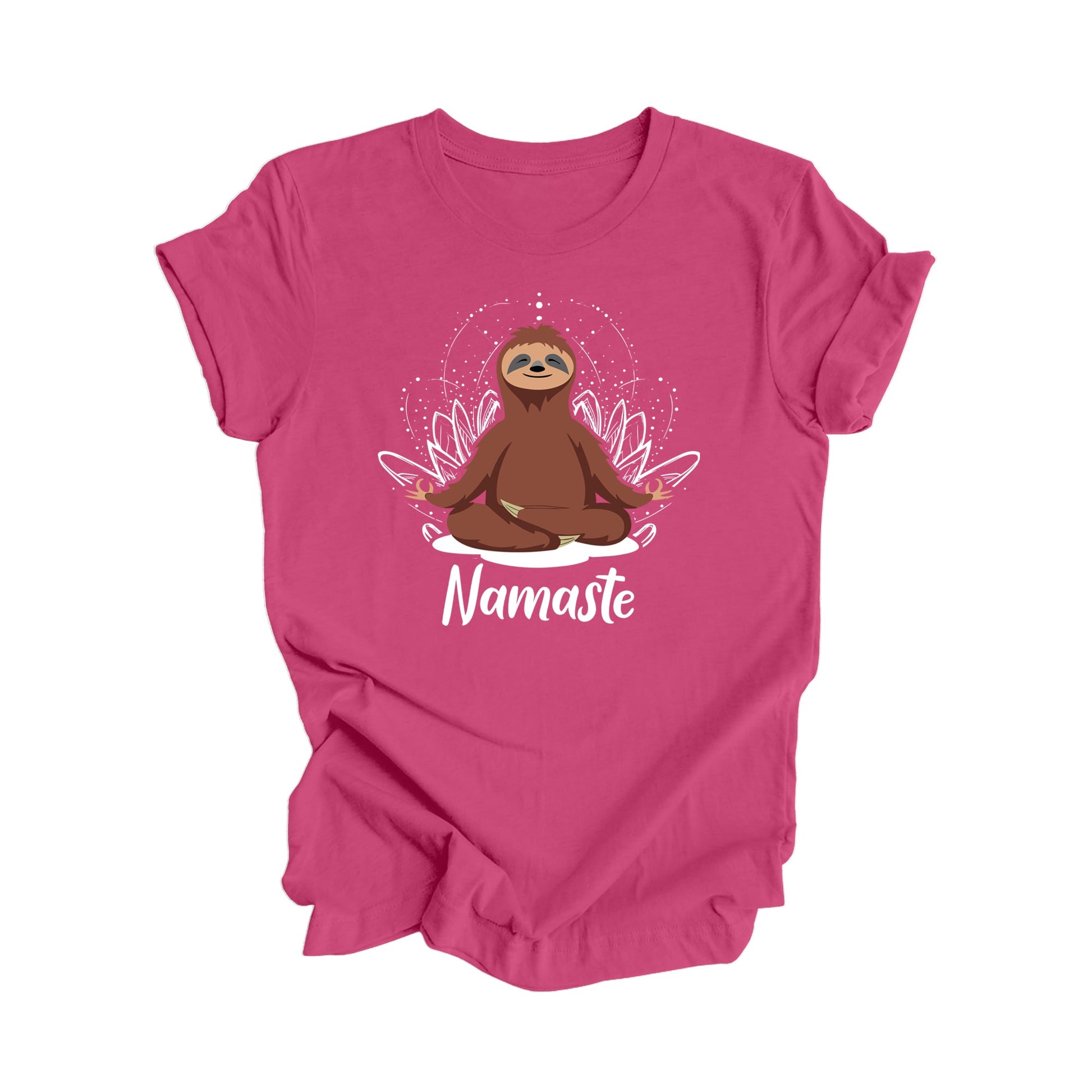 Namaste Sloth - Yoga Gift, Meditation Shirt, Yoga T-shirt, Yoga Lover Gift, Yoga Teacher Shirt, Wellness Shirt, Self Care Shirt - Inspired X