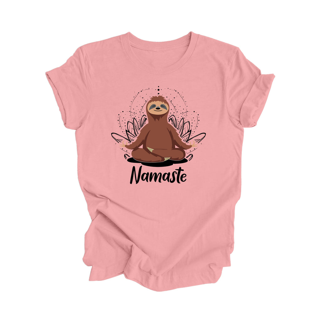 Namaste Sloth - Yoga Gift, Meditation Shirt, Yoga T-shirt, Yoga Lover Gift, Yoga Teacher Shirt, Wellness Shirt, Self Care Shirt - Inspired X