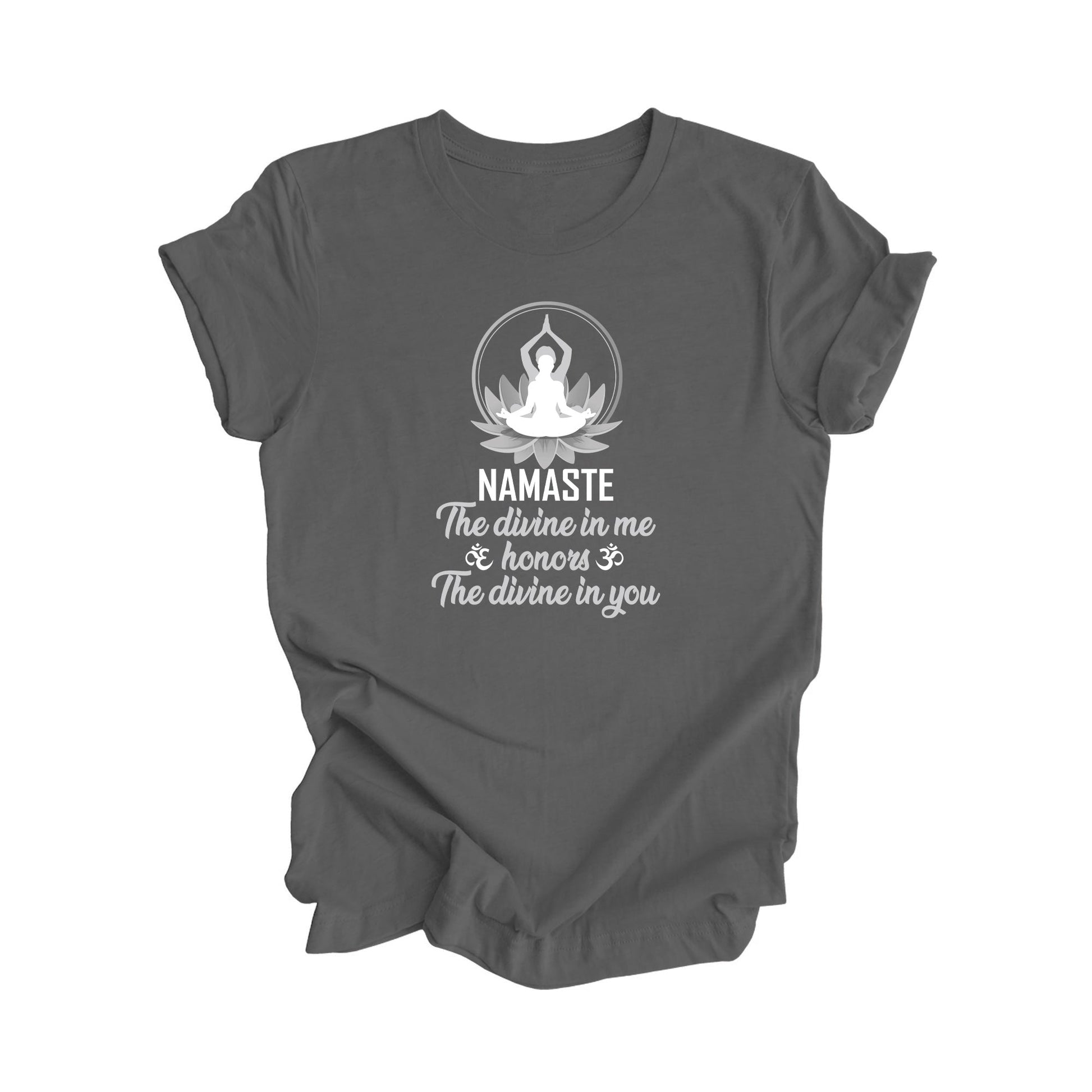 Namaste The Divine In Me Honors The Divine In You - Yoga Gift, Meditation Shirt, Yoga T-shirt, Yoga Lover Gift, Yoga Teacher Shirt, Wellness Shirt, Self Care Shirt - Inspired X