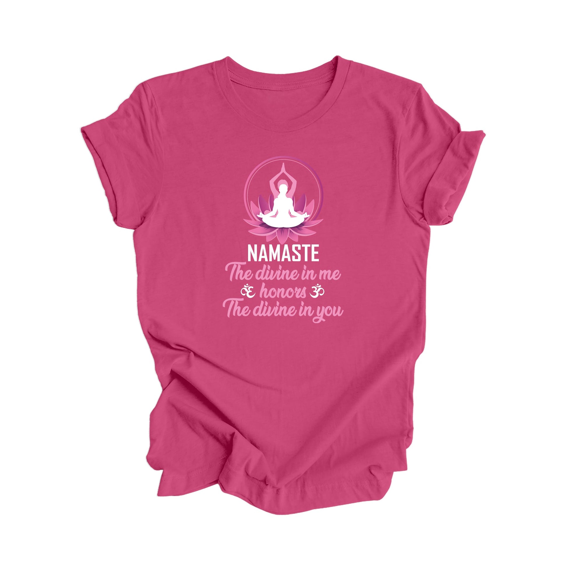 Namaste The Divine In Me Honors The Divine In You - Yoga Gift, Meditation Shirt, Yoga T-shirt, Yoga Lover Gift, Yoga Teacher Shirt, Wellness Shirt, Self Care Shirt - Inspired X