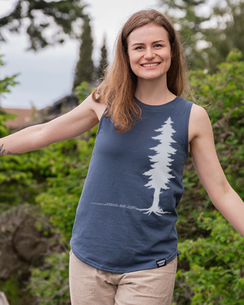 ELDERS - Women's Relaxed Organic Cotton Tank Top