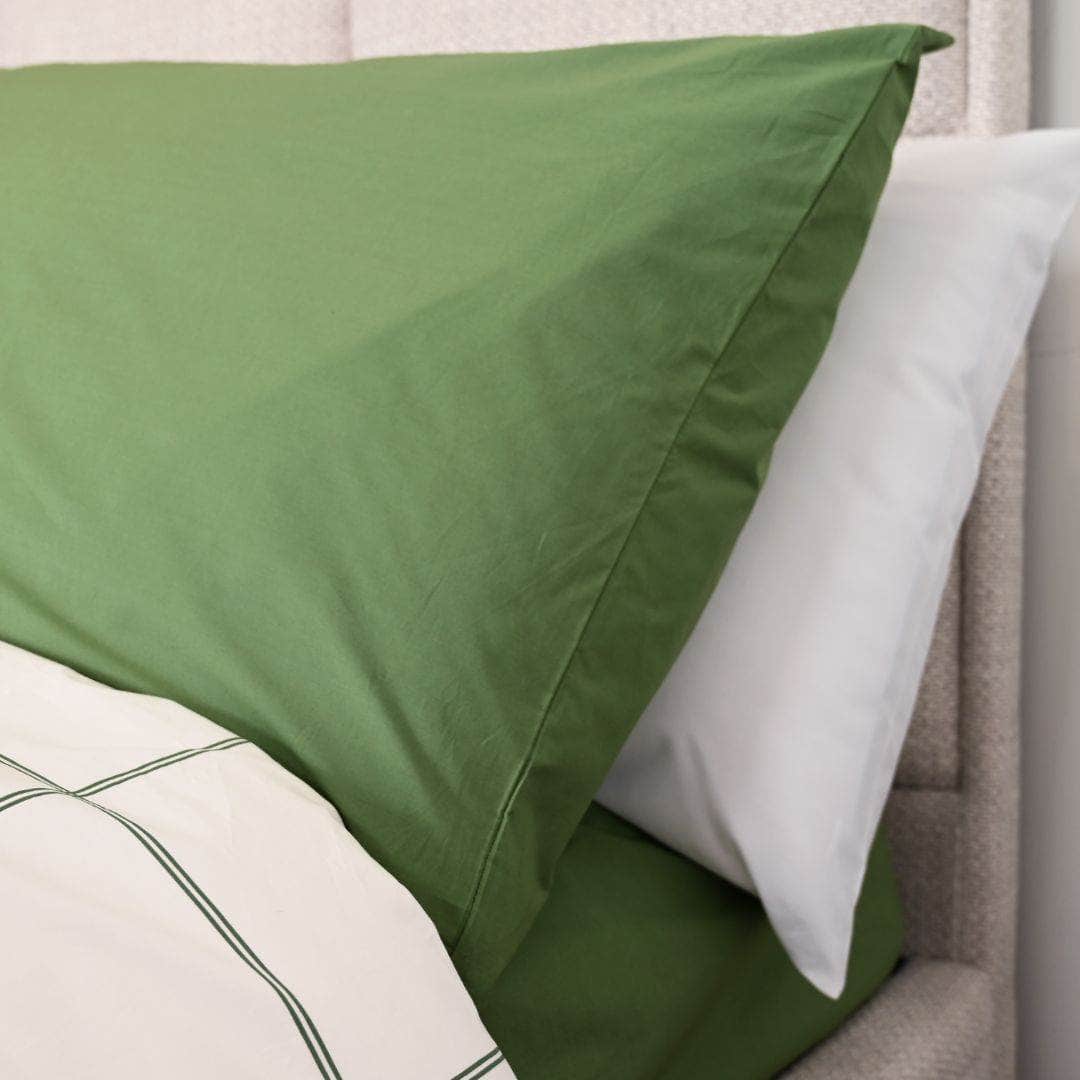 Essential Organic Percale Collection Pillowcase Set
