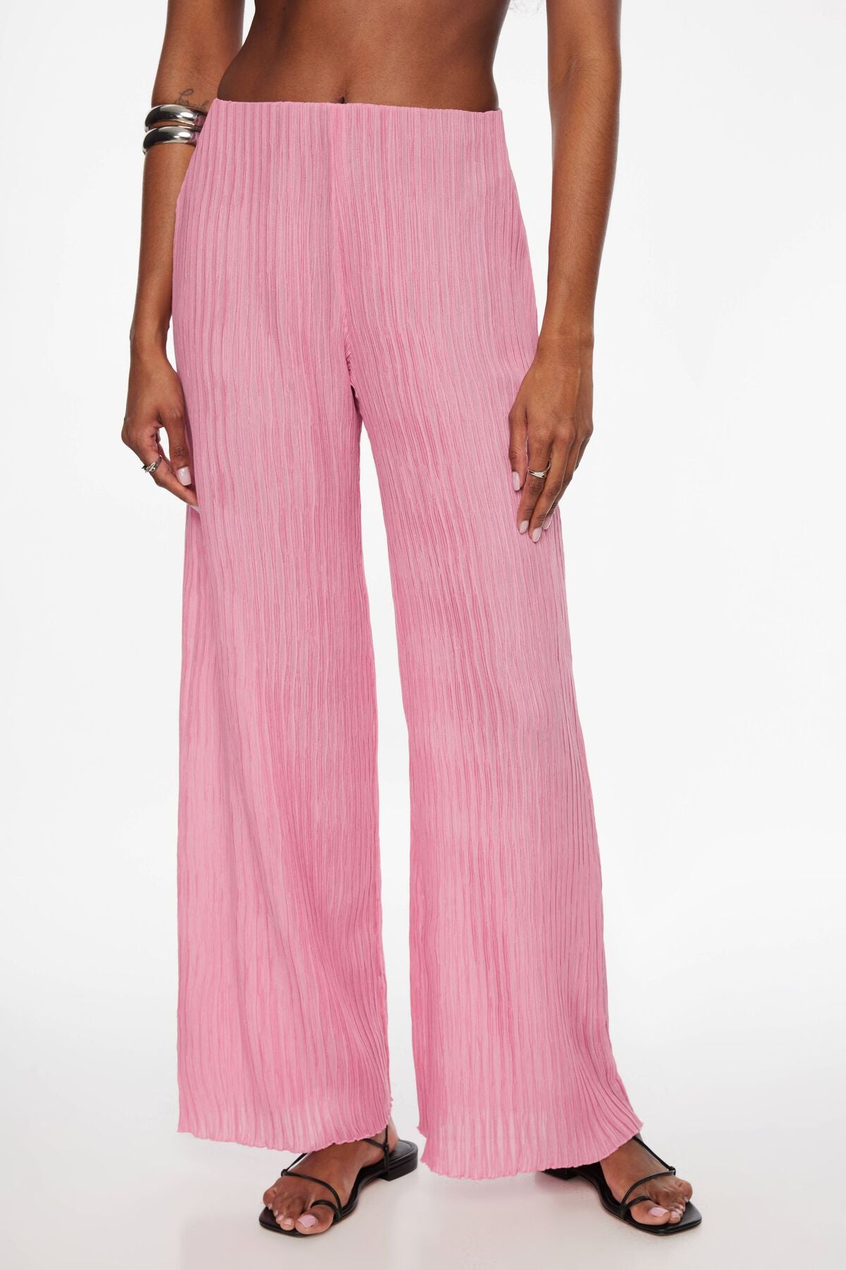 Pantalon large froissé Malika