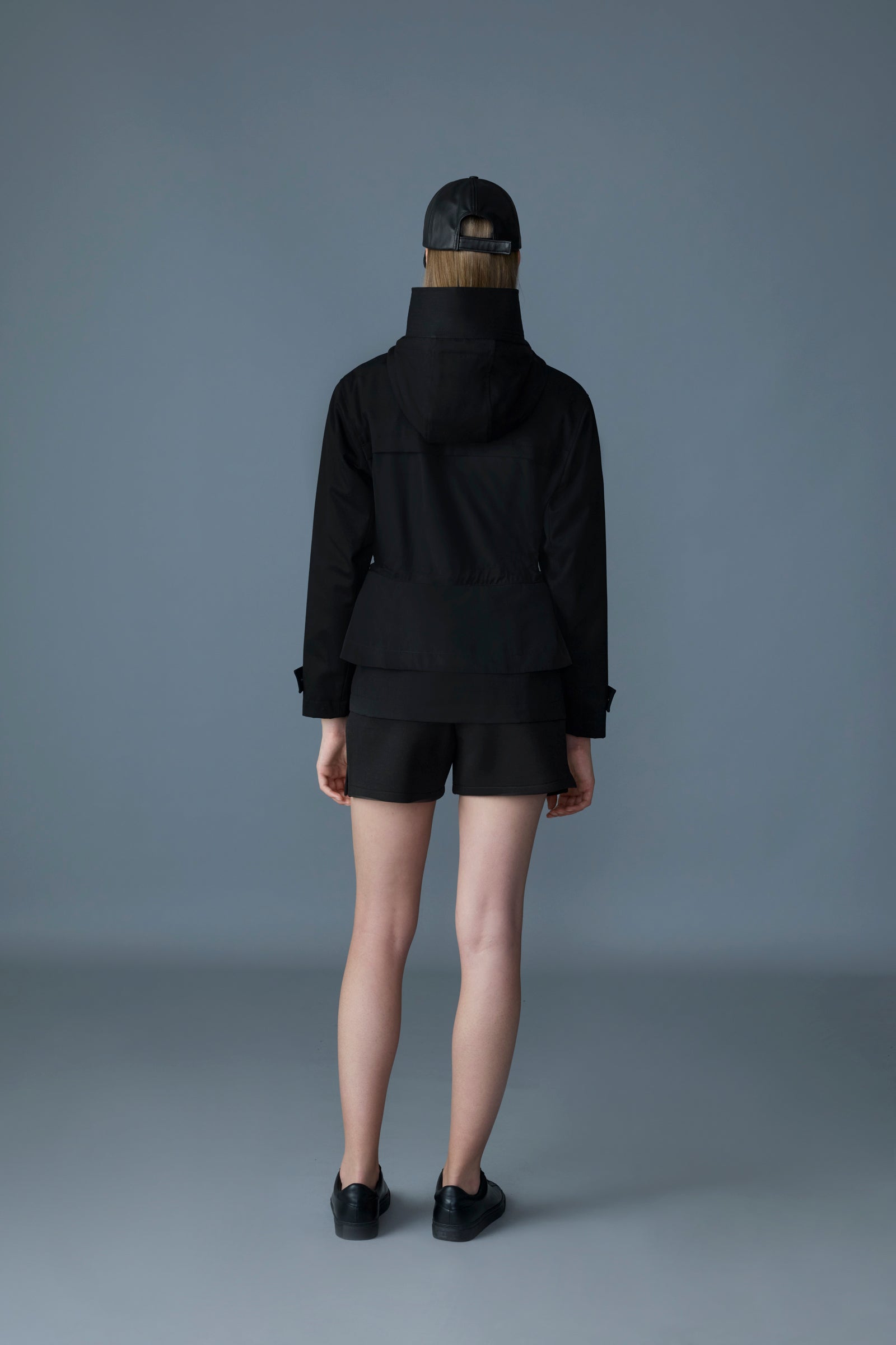 Veste hybride KAORI-LVS avec détail péplum