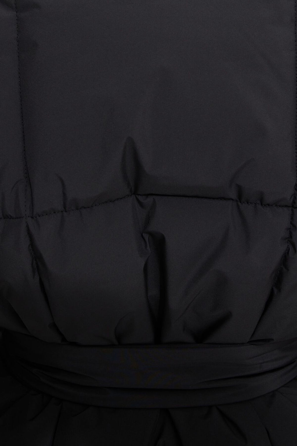 Doudoune mi-longue ceinturée