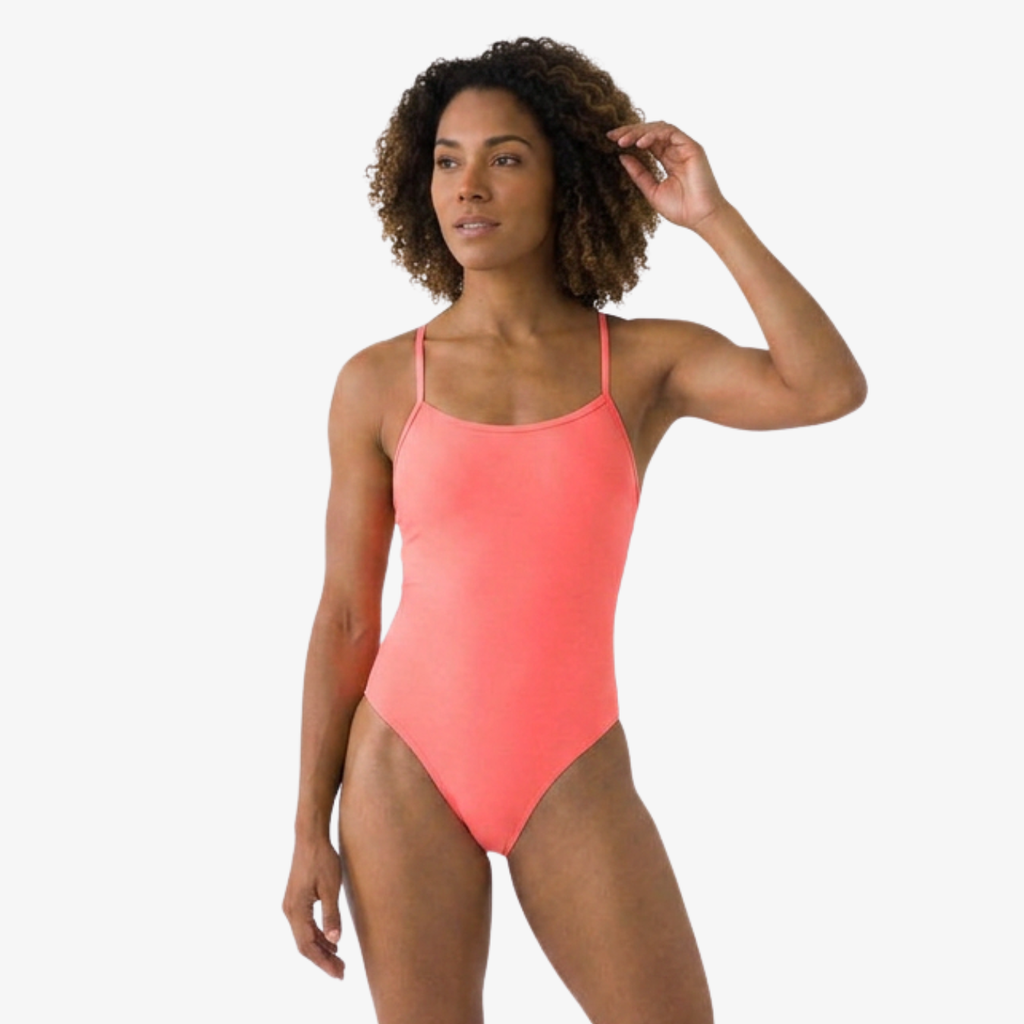Coral Tie-Back One-Piece Training Swimsuit by Norca