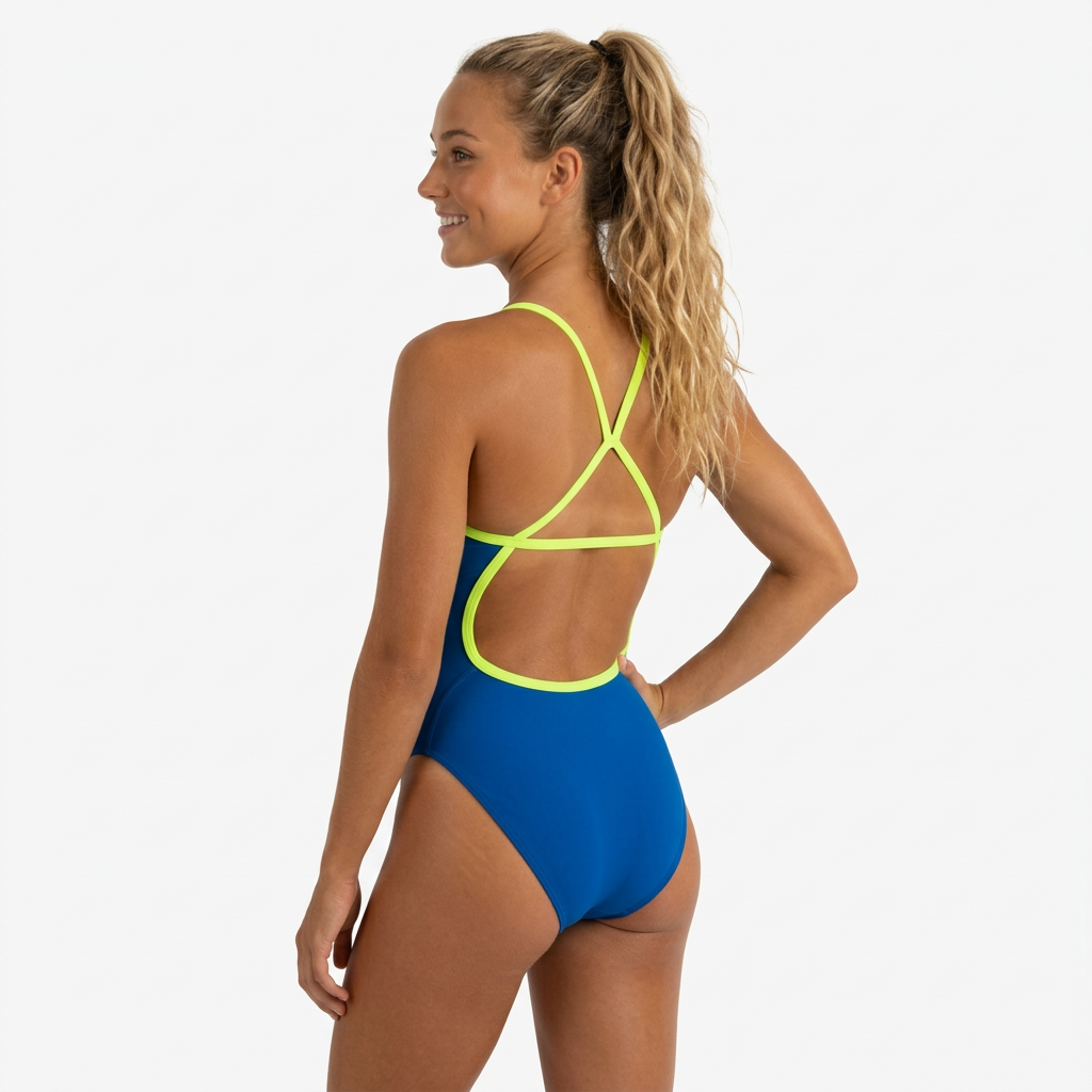 Kaiya Open Back  One-Piece Performance Swimsuit by Norca
