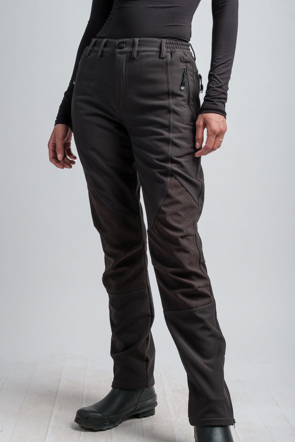 PRO Women's Gray High Waist V2 Adventure Water Resistant Pants