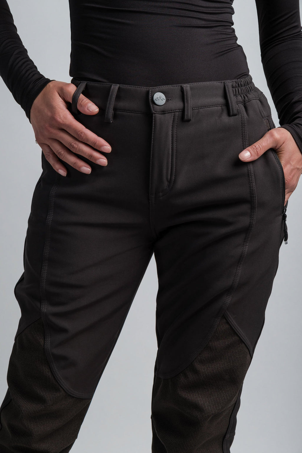 PRO Women's Gray High Waist V2 Adventure Water Resistant Pants