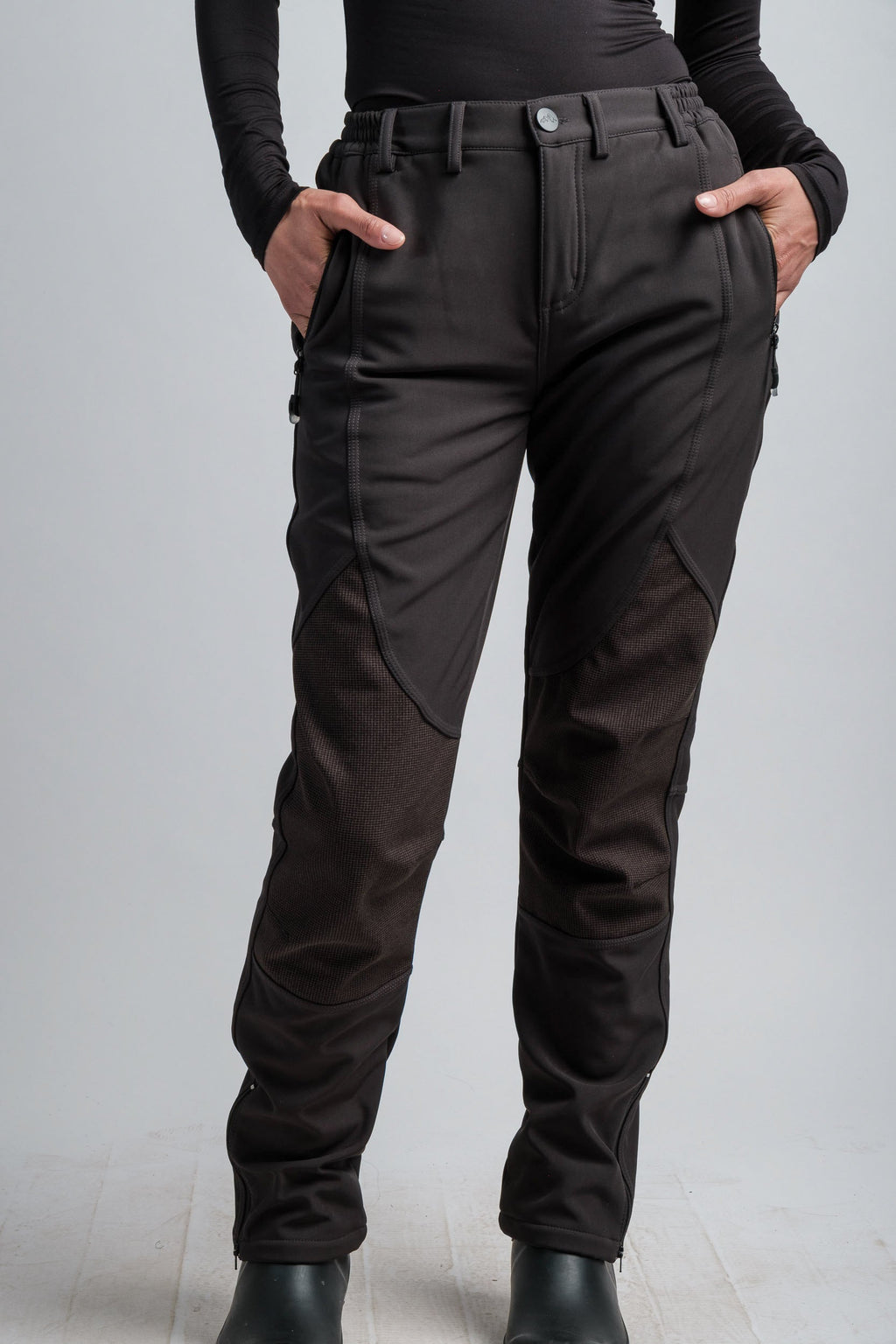 PRO Women's Gray High Waist V2 Adventure Water Resistant Pants