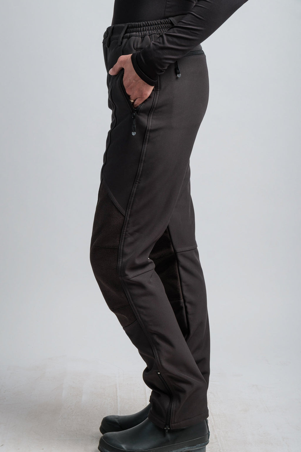 PRO Women's Gray High Waist V2 Adventure Water Resistant Pants