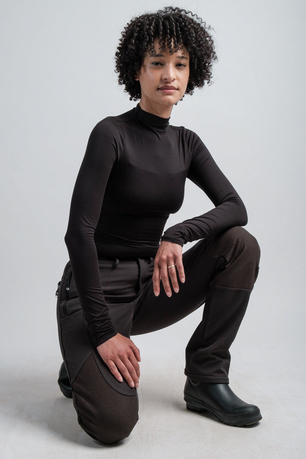 PRO Women's Gray High Waist V2 Adventure Water Resistant Pants