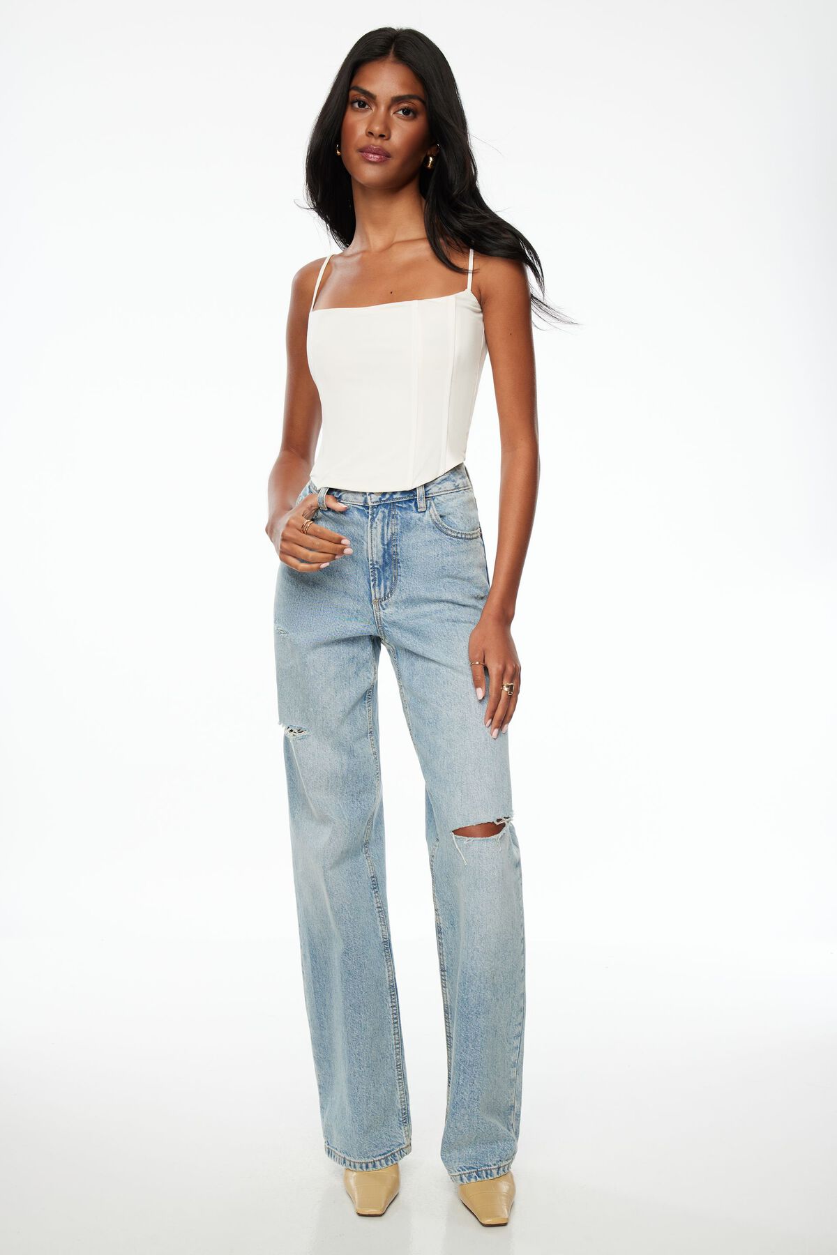 Haut bustier avec baleines