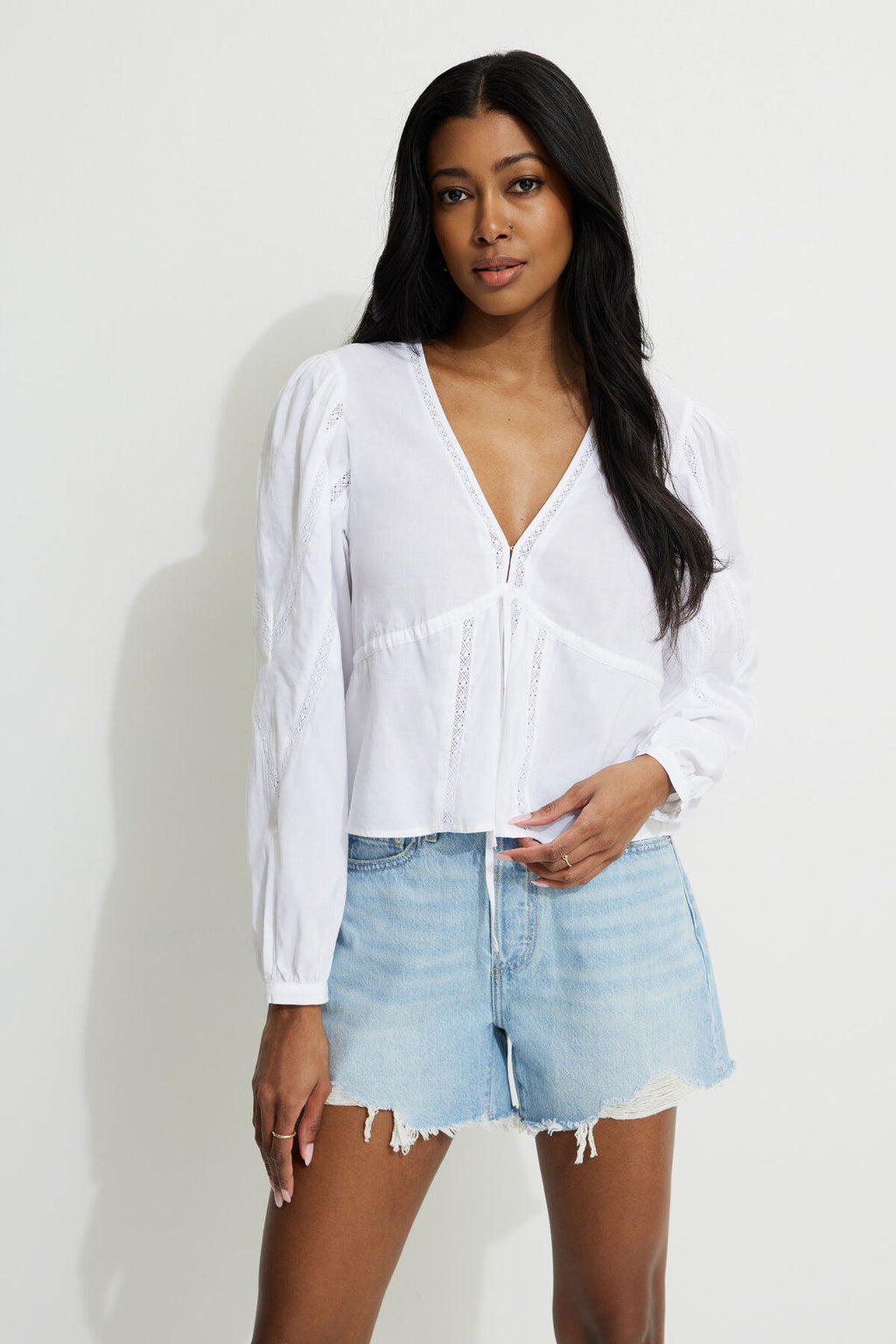 Chemisier à manches ballon