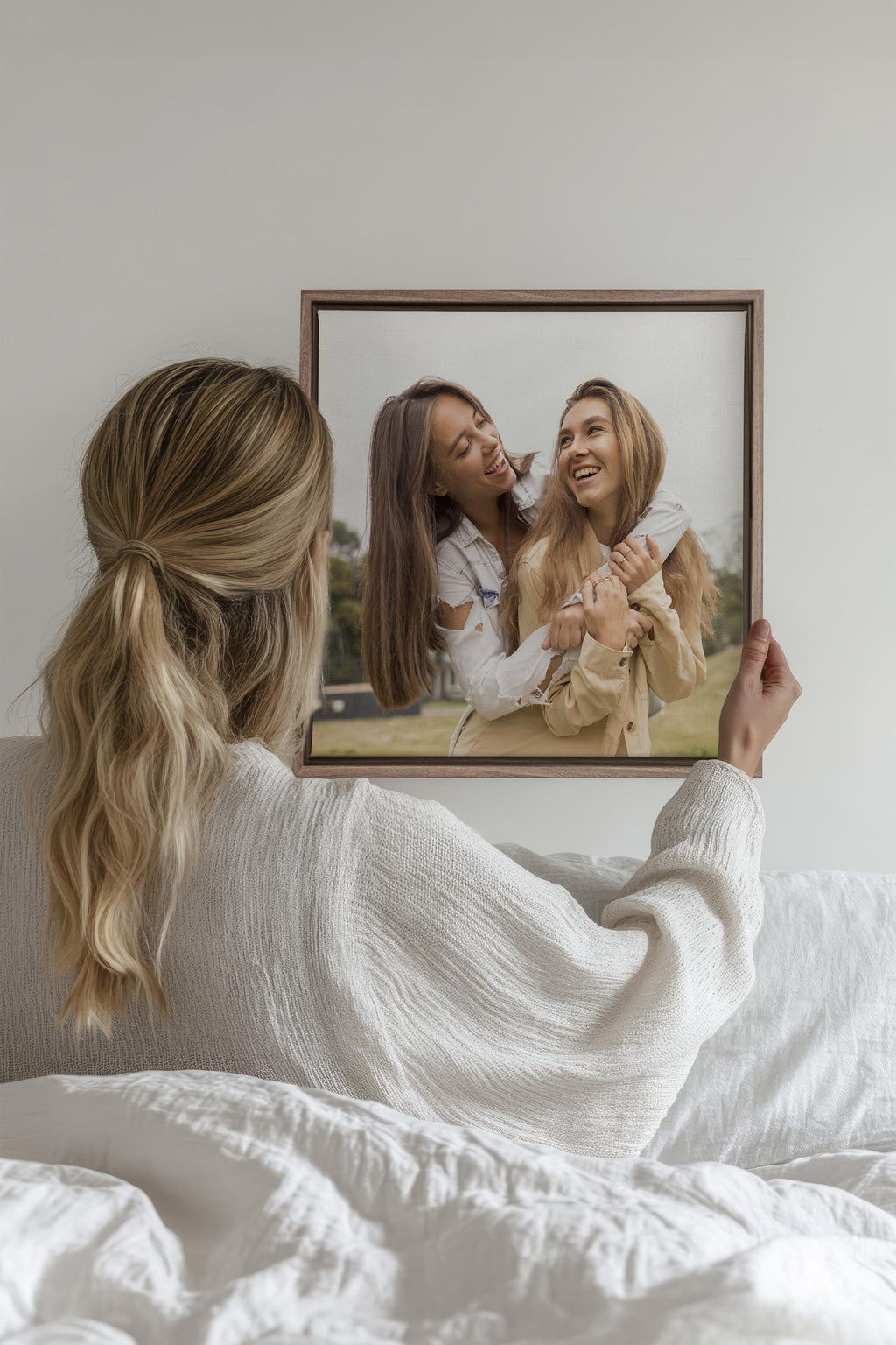 Custom Square Stretched Canvas (with Frame)