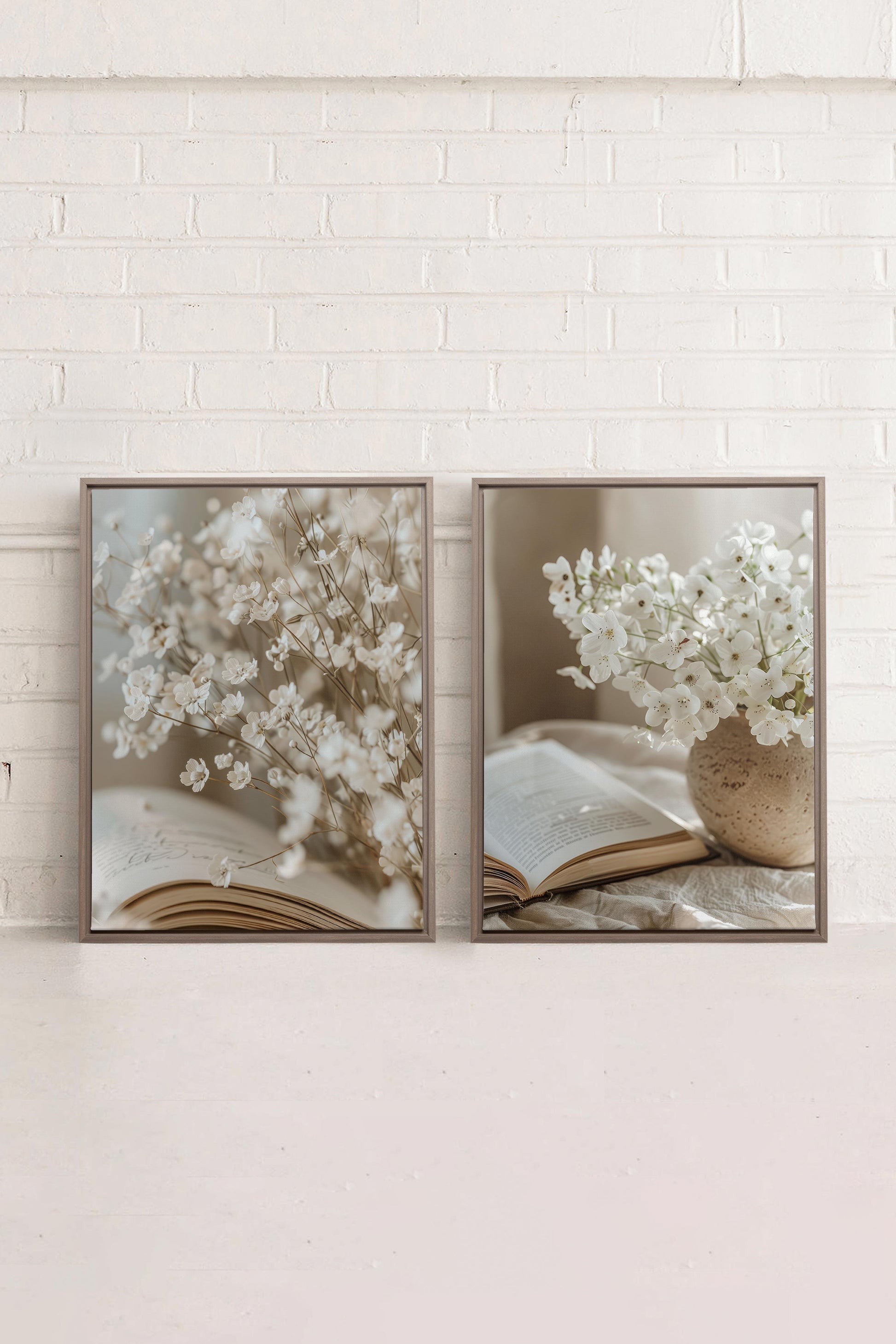 TIMELESS BEAUTY DUO (2 Stretched Canvas Artworks)