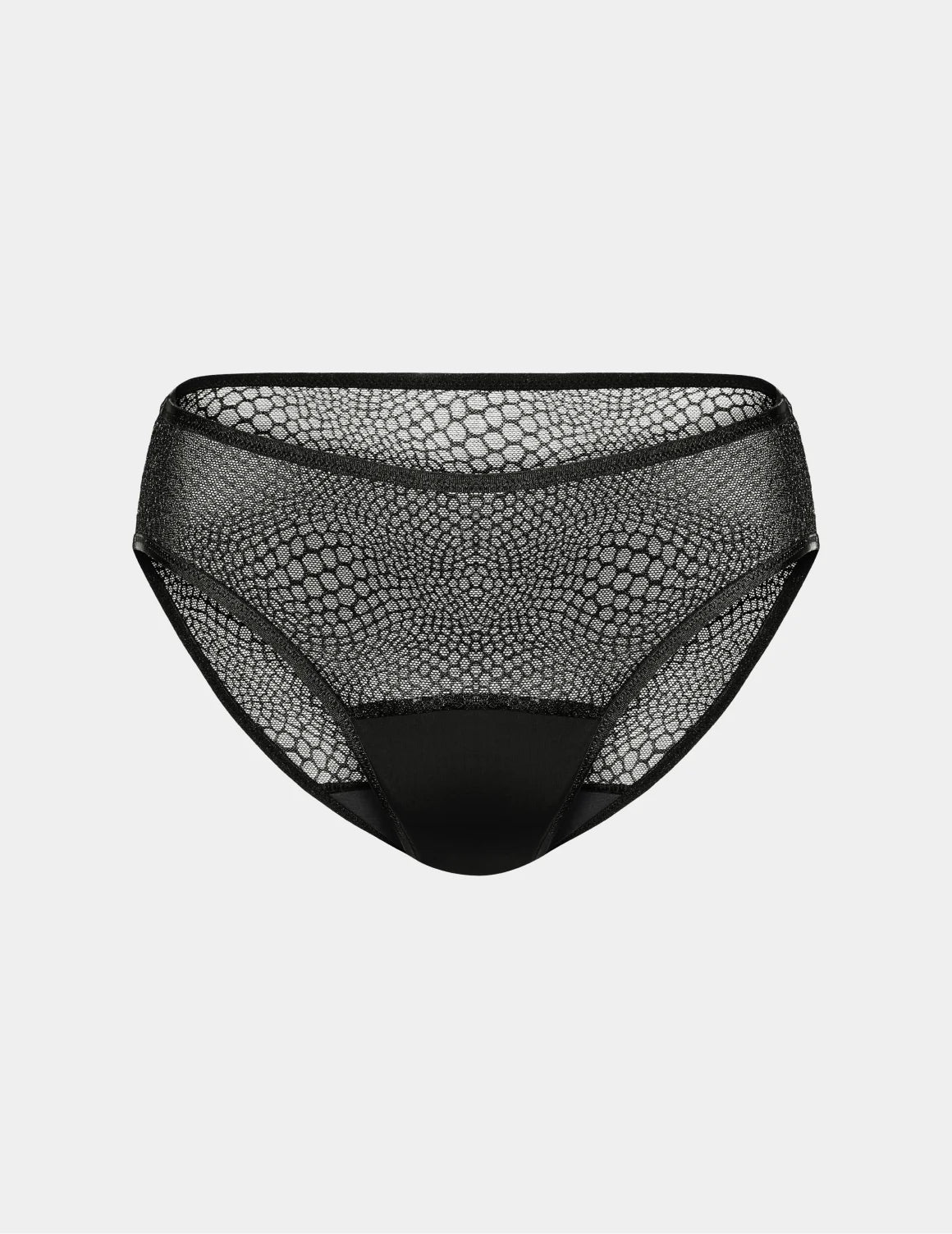 Light Leakproof Gossamer Lace Bikini