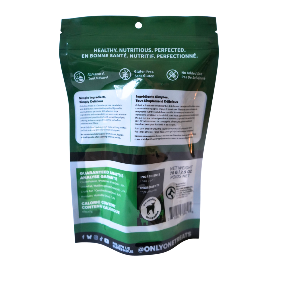 Tripes d'agneau vertes 70g