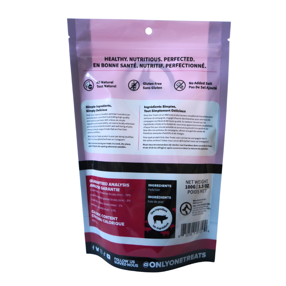 Foie de porc séché 100 g