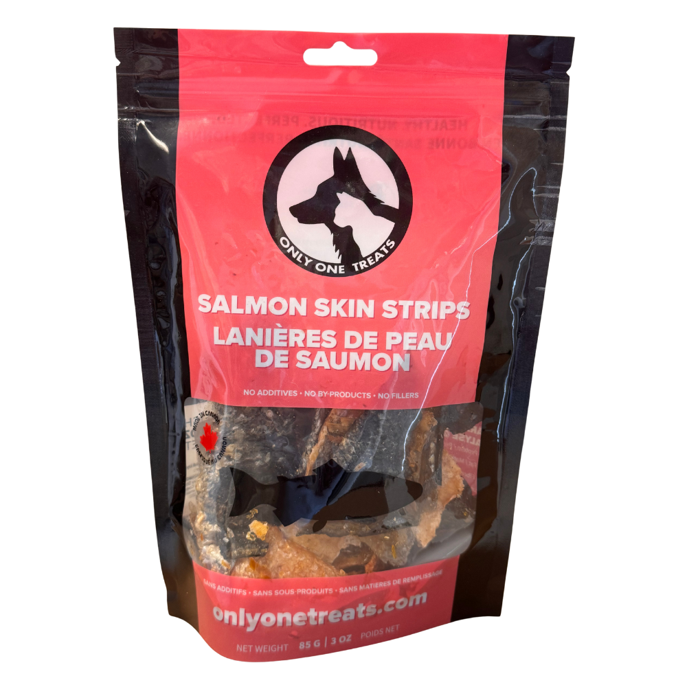 Lanières de peau de saumon 85 g