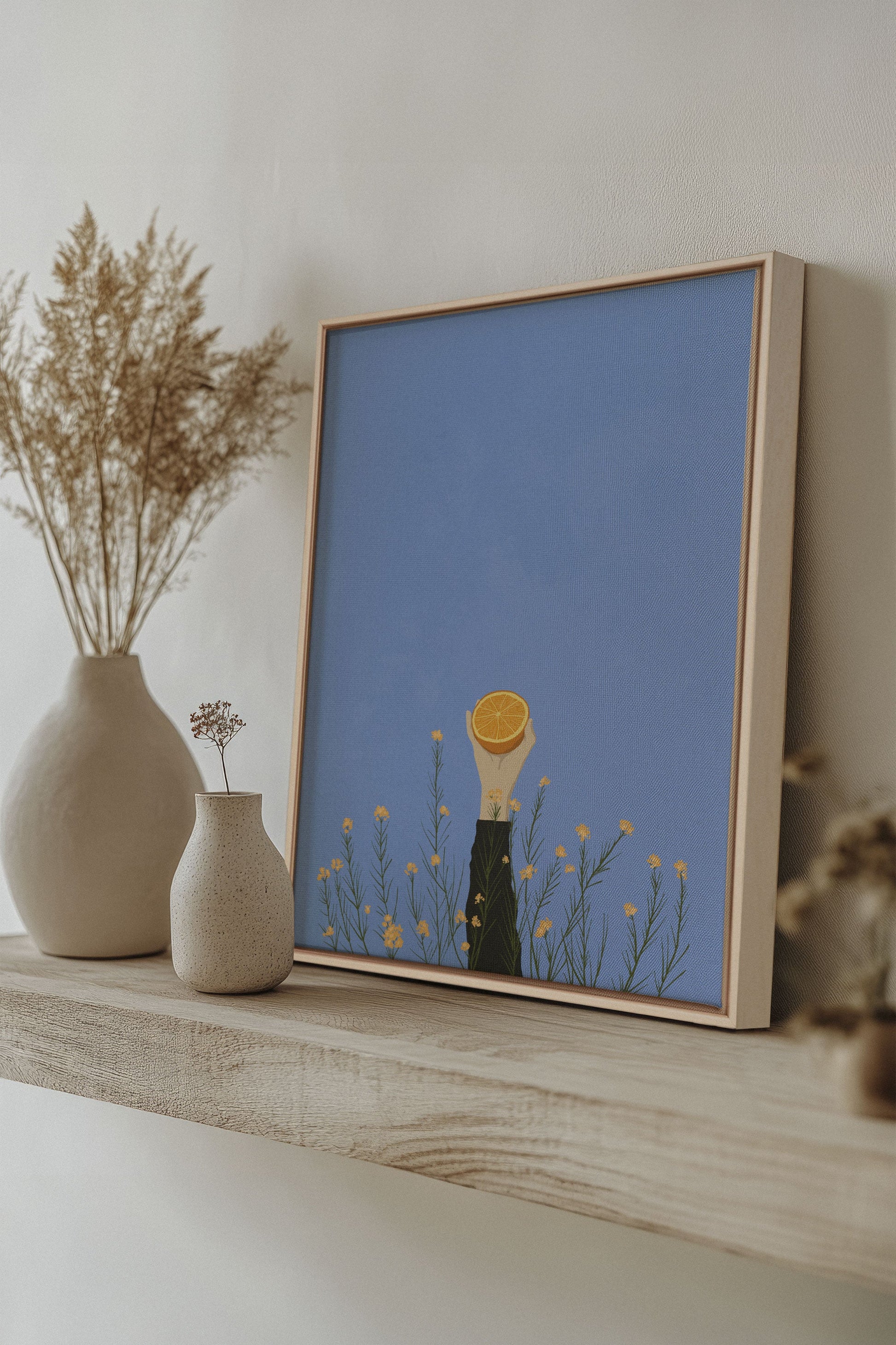 Citrus Bloom, Stretched Canvas Artwork