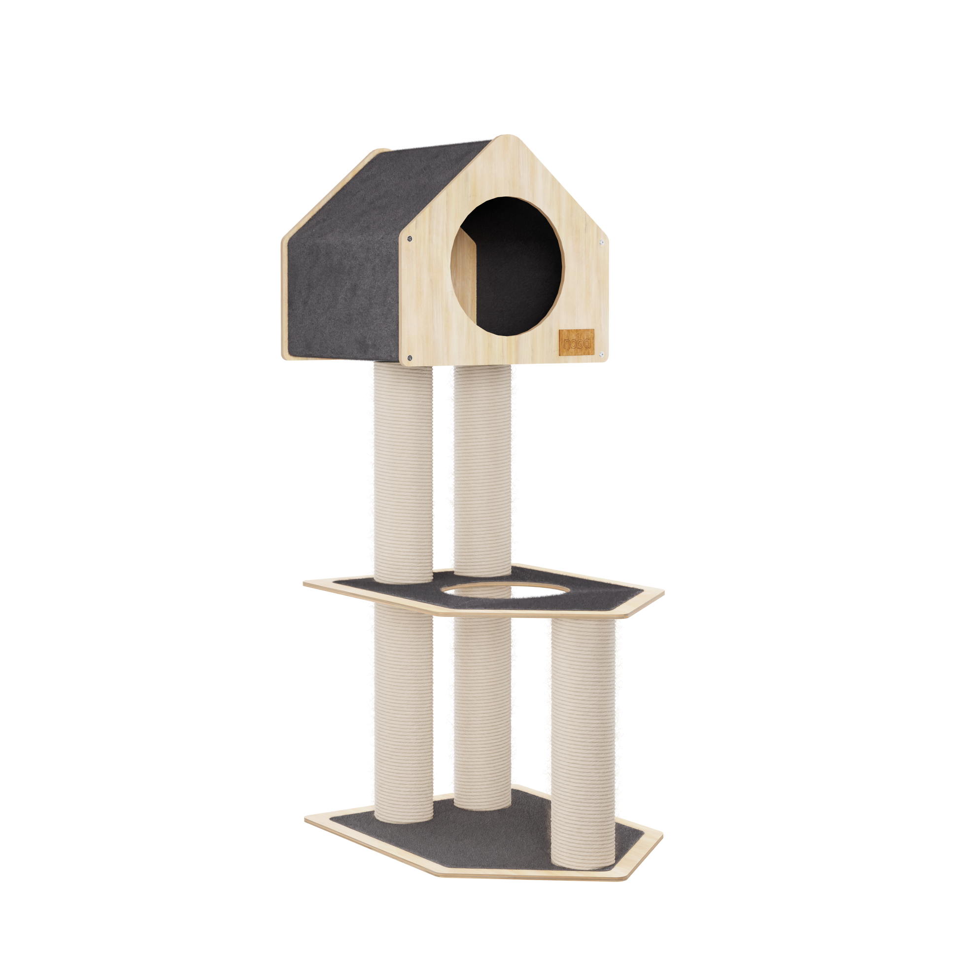 Condo Hideout - 2-Level Deluxe Cat Tree
