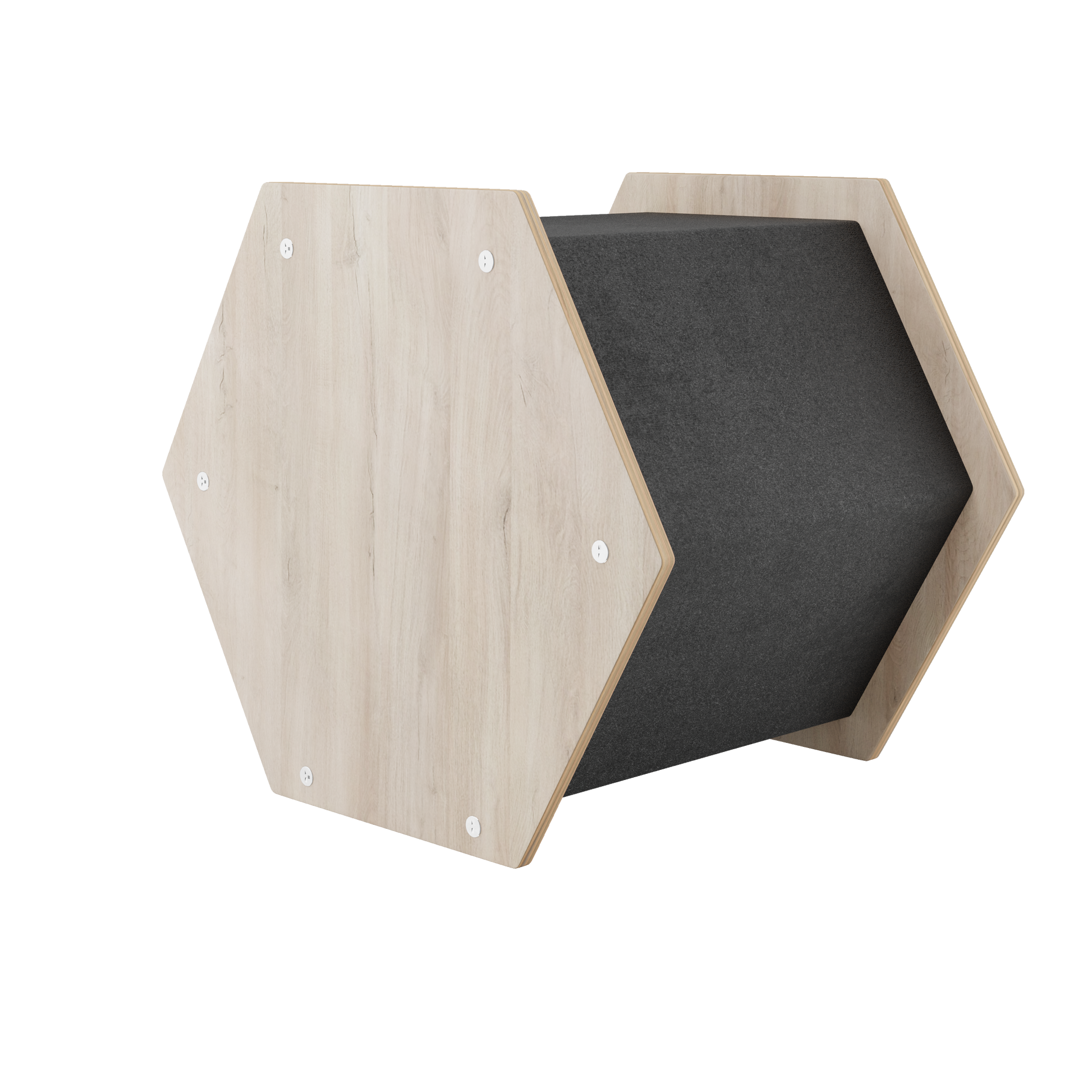 The Hexagone Scratchable Cat House