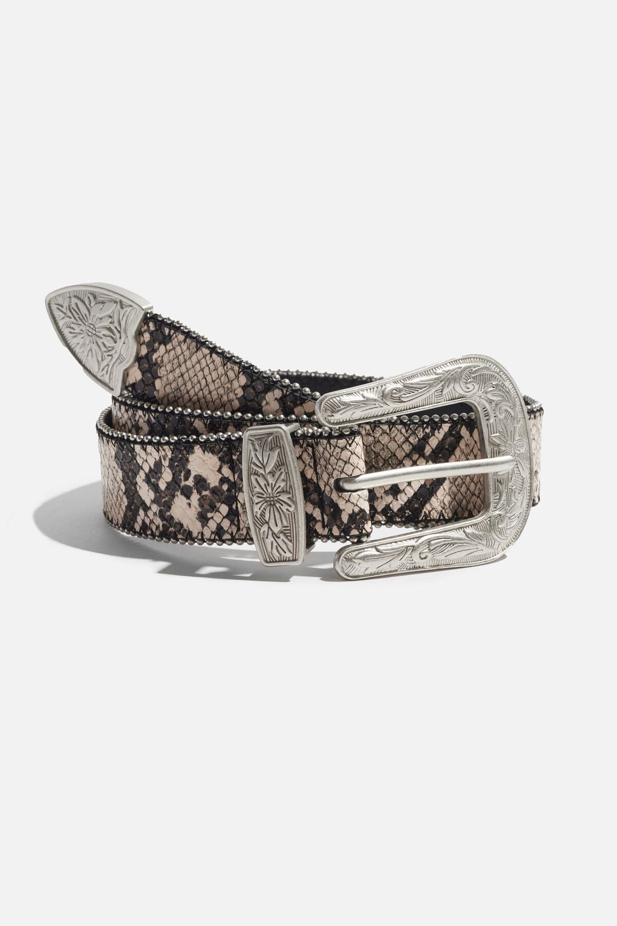 Dotted Western Pin-Buckle Belt