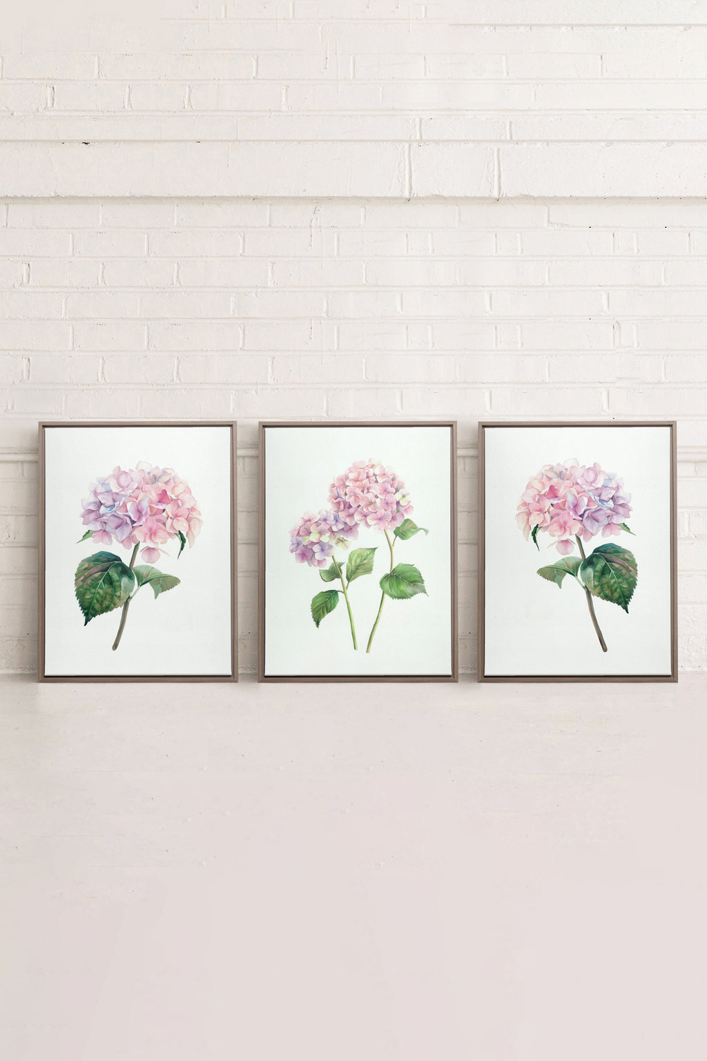 BLOSSOMING TRIO (3 Works on Stretched Canvas)