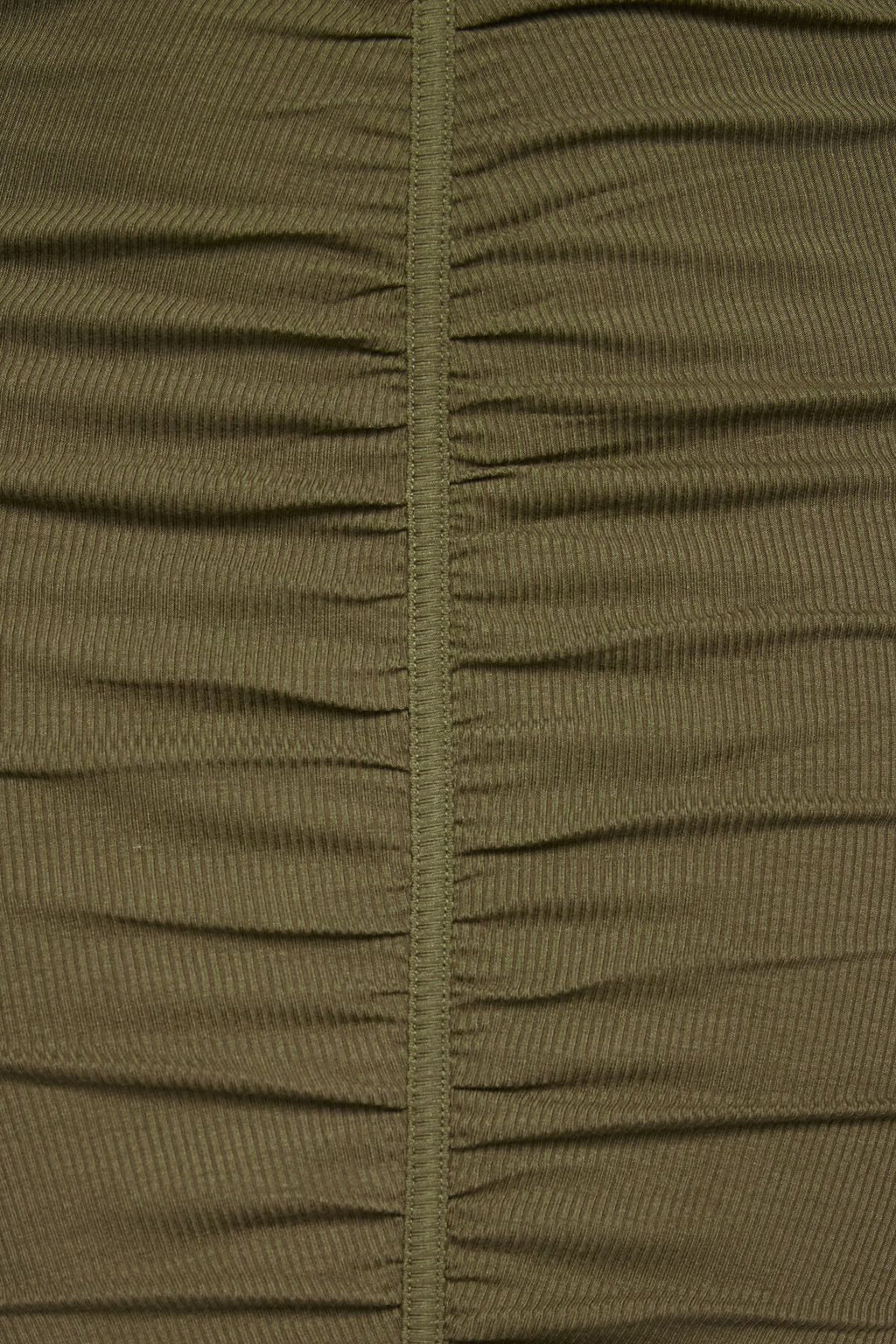 Ruched Ribbed Maxi Dress