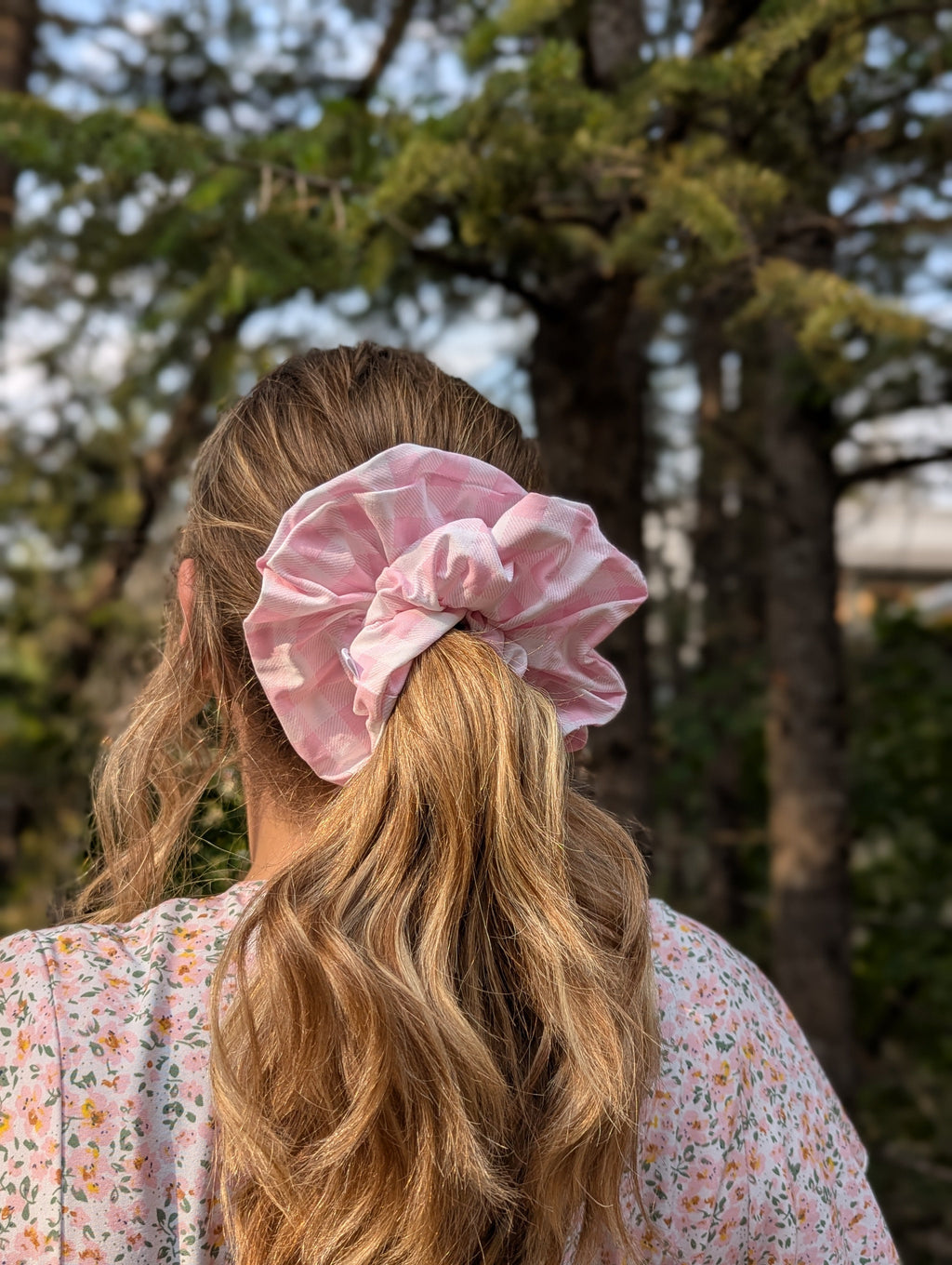 On Wednesdays - Redwood Cotton Scrunchie
