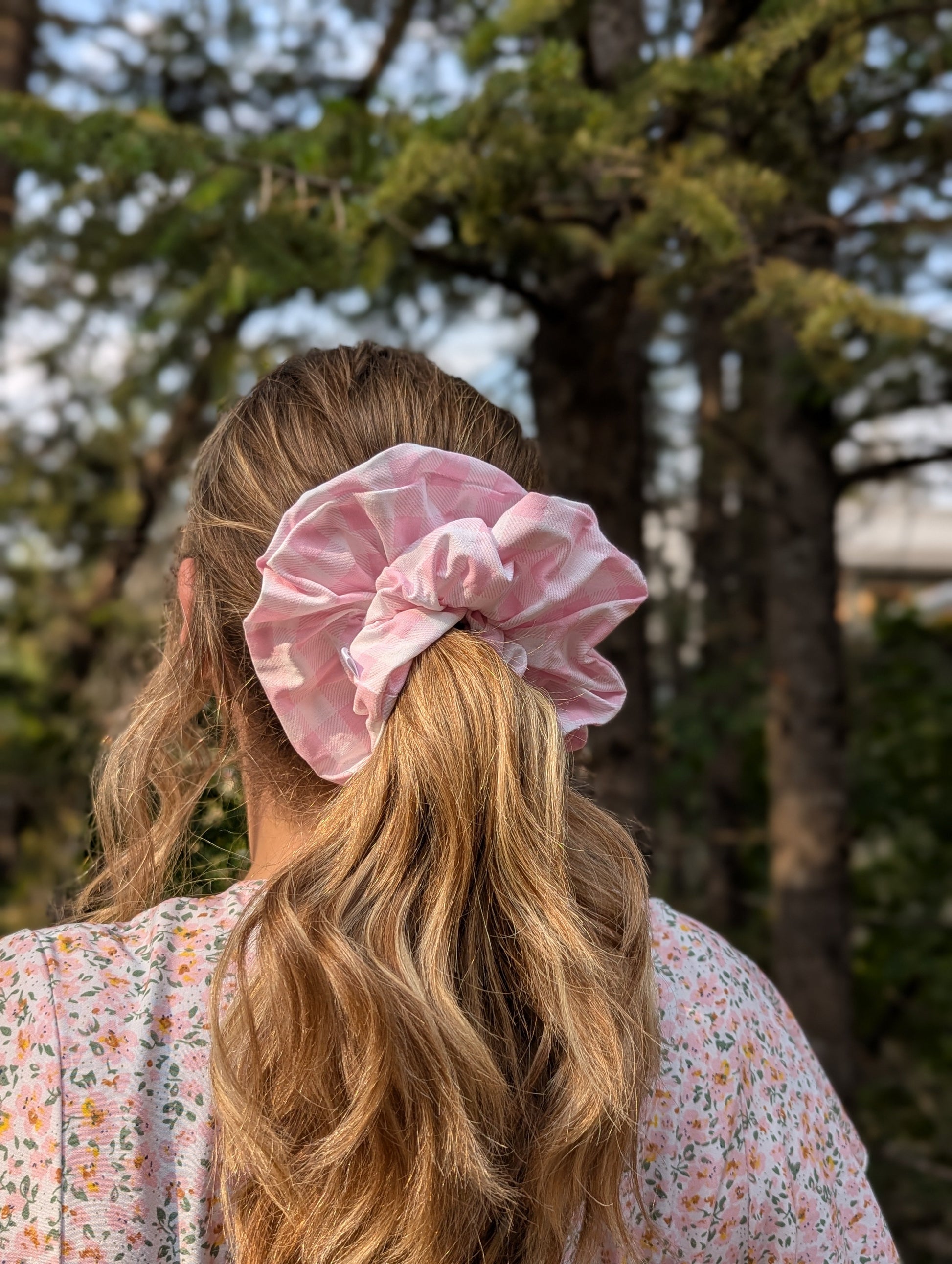On Wednesdays - Redwood Cotton Scrunchie