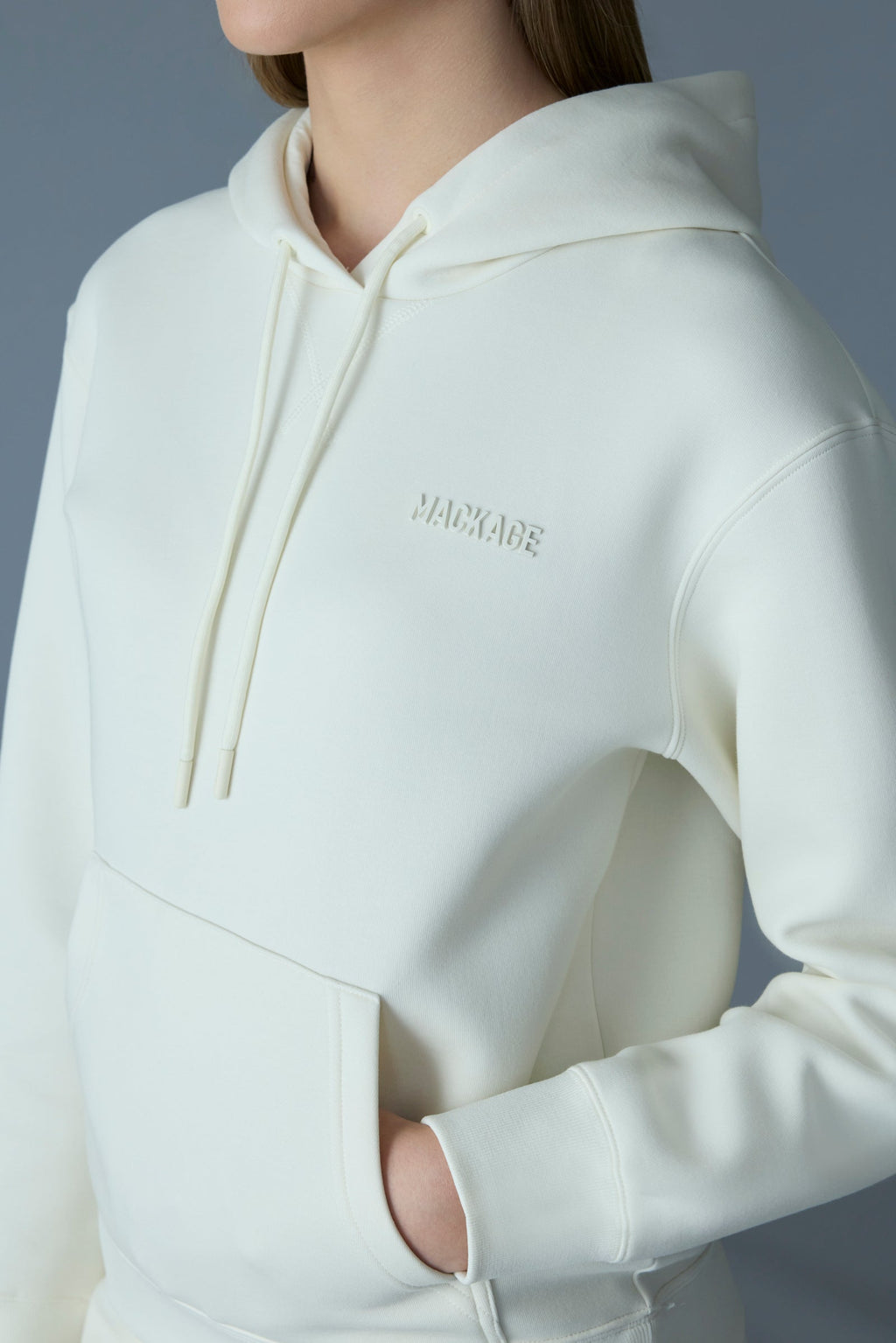 KRYSTIANA Double-face Jersey hoodie