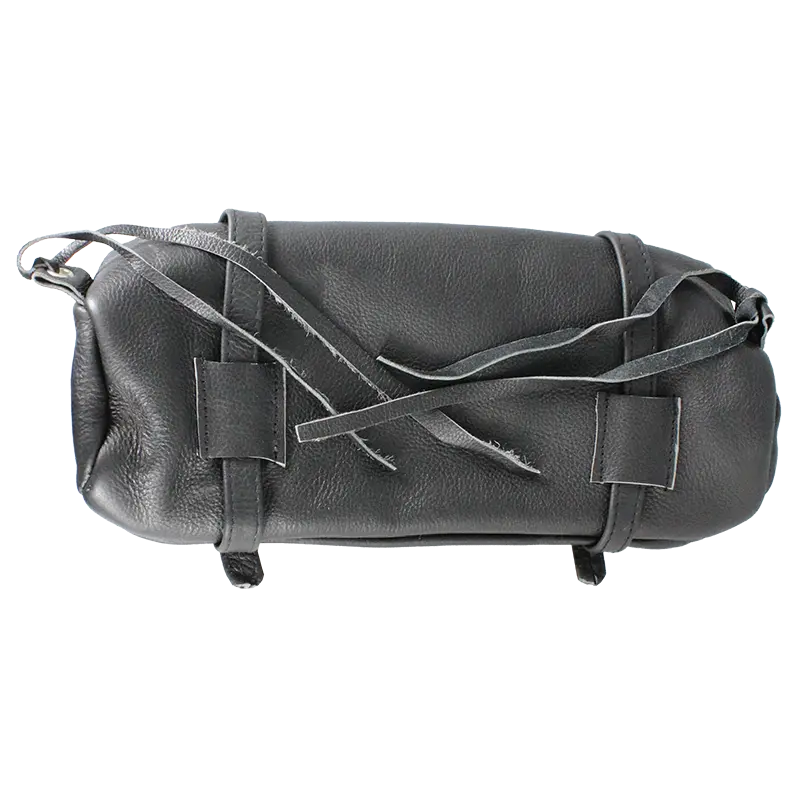 Open Road Double Buckle Small Leather Tool Bag