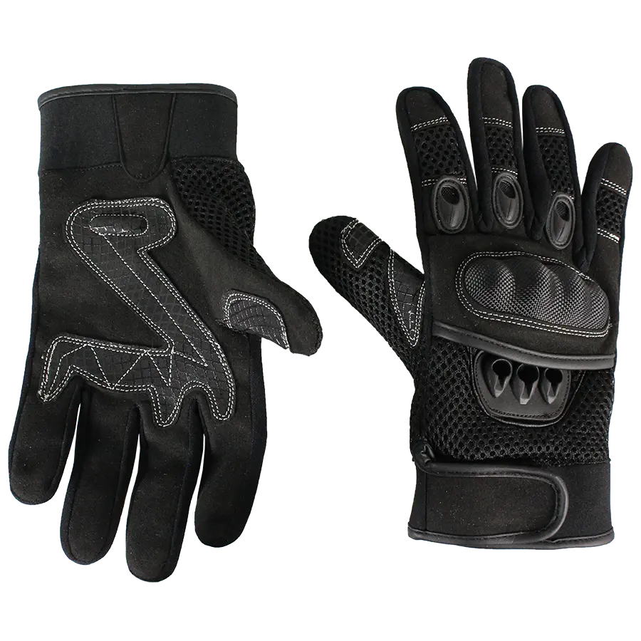 Open Road Hard Knuckle Mesh Motorcycle Gloves