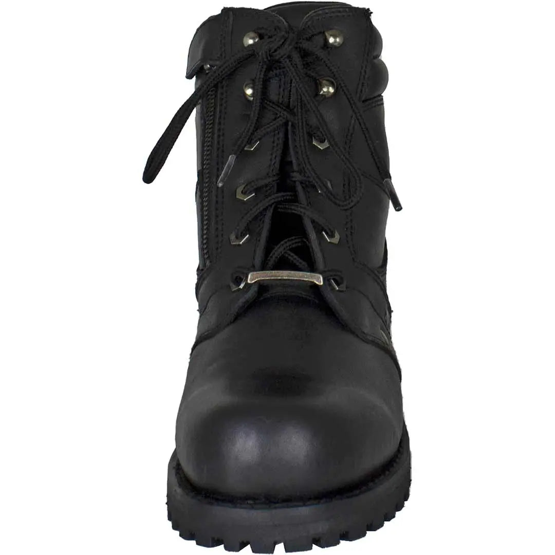 Bottes de moto à lacets Open Road pour hommes, 7 pouces