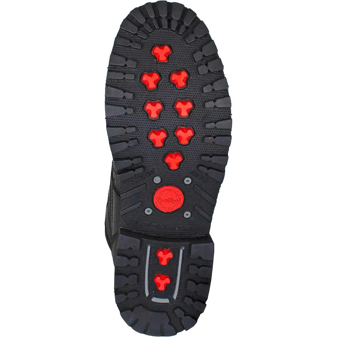 Bottes de moto à lacets Open Road pour hommes, 7 pouces