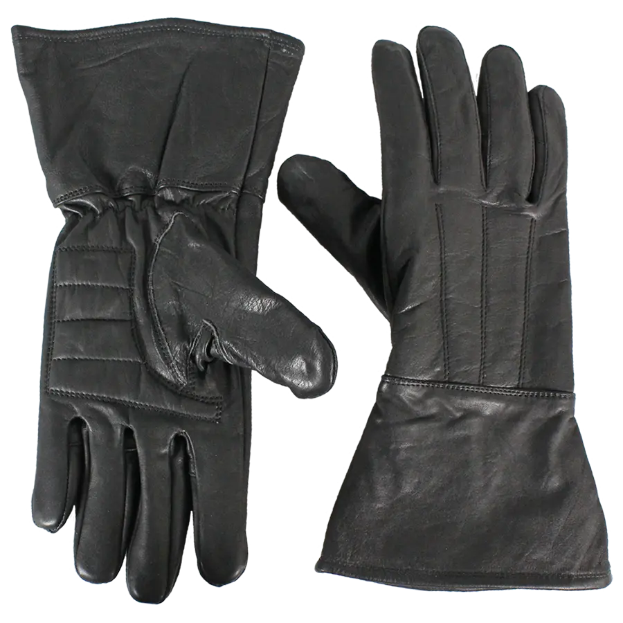 Gants de moto en cuir Open Road pour hommes