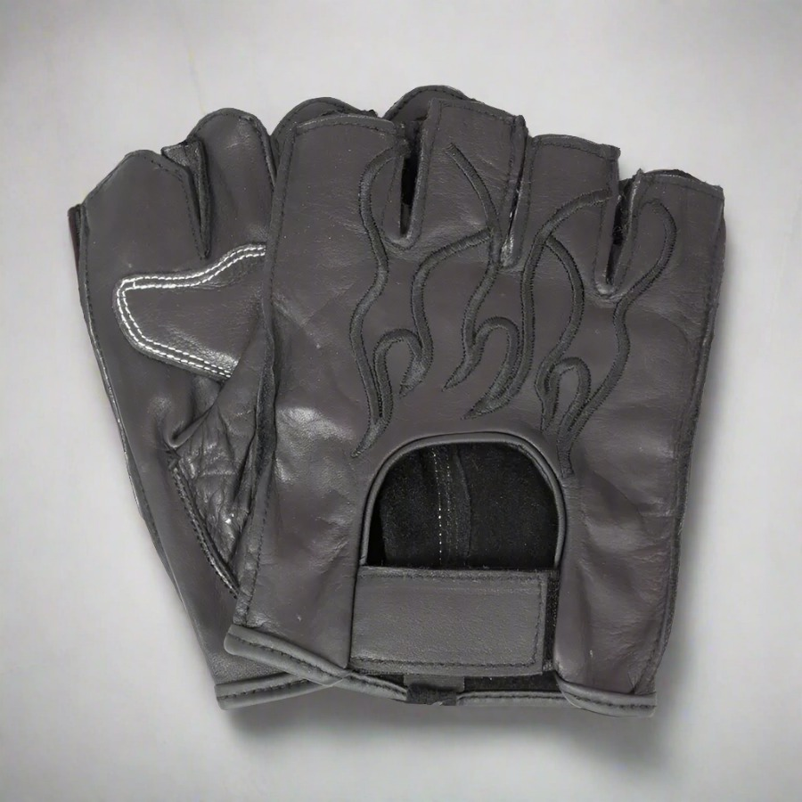 Gants en cuir sans doigts pour hommes Open Road