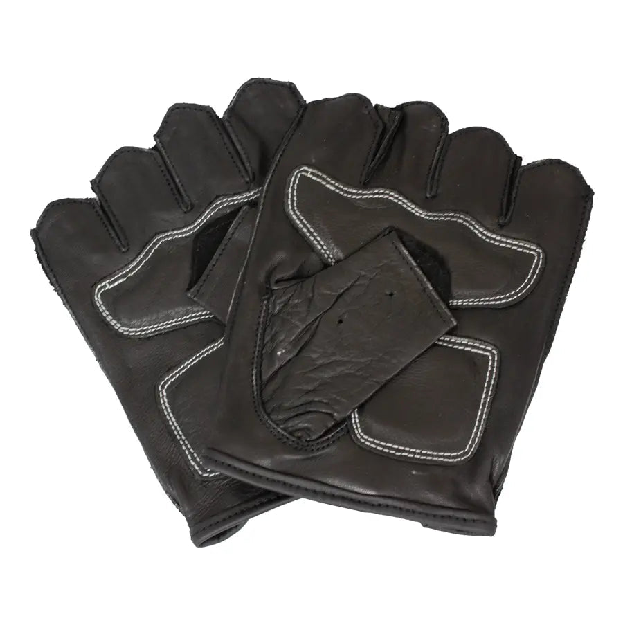 Gants en cuir sans doigts pour hommes Open Road