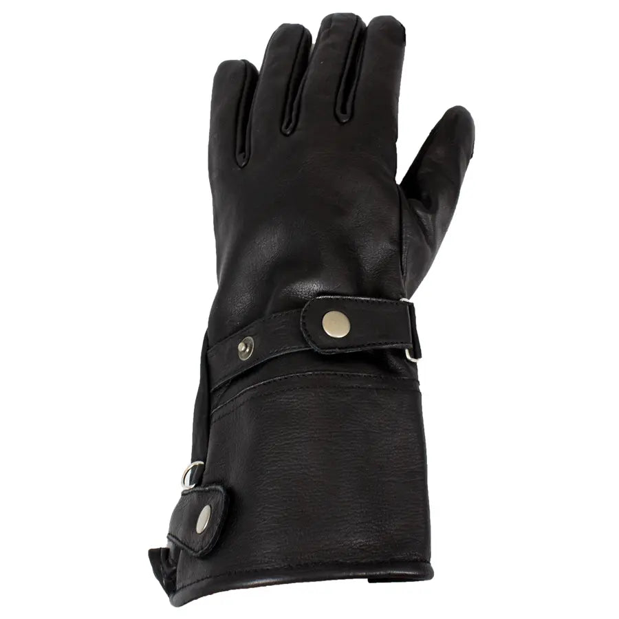 Gants de moto en cuir pour hommes Open Road