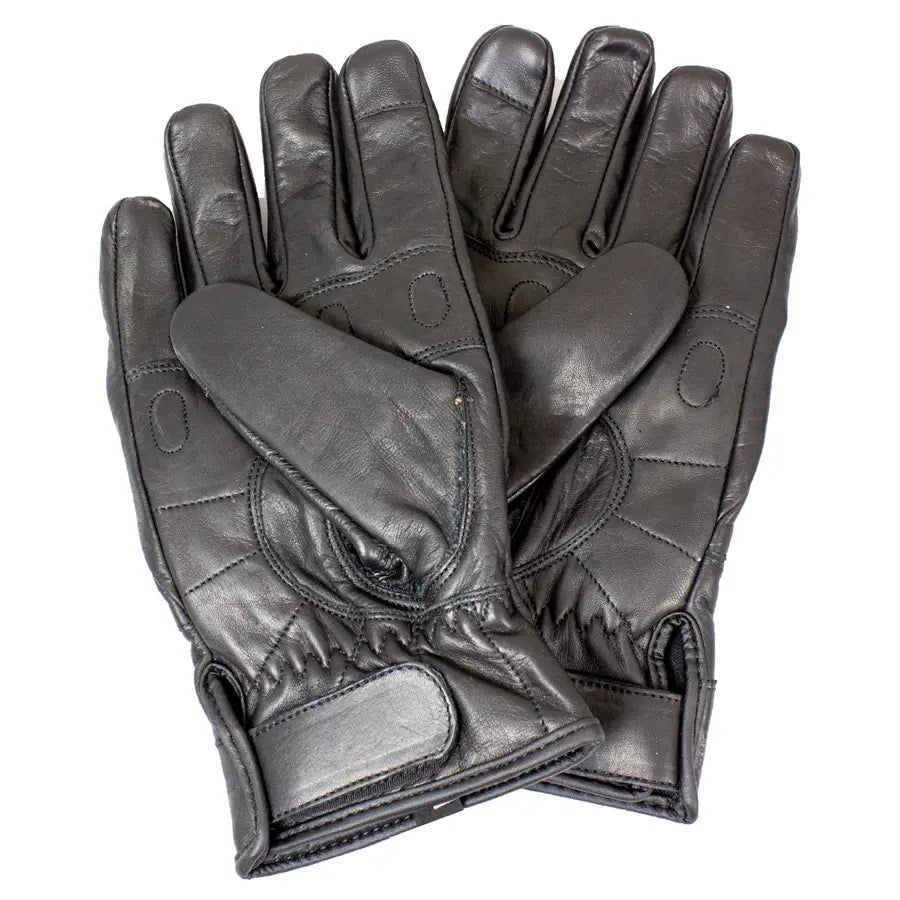 Gants de moto Open Road pour hommes, en cuir et Kevlar, avec protection des articulations.