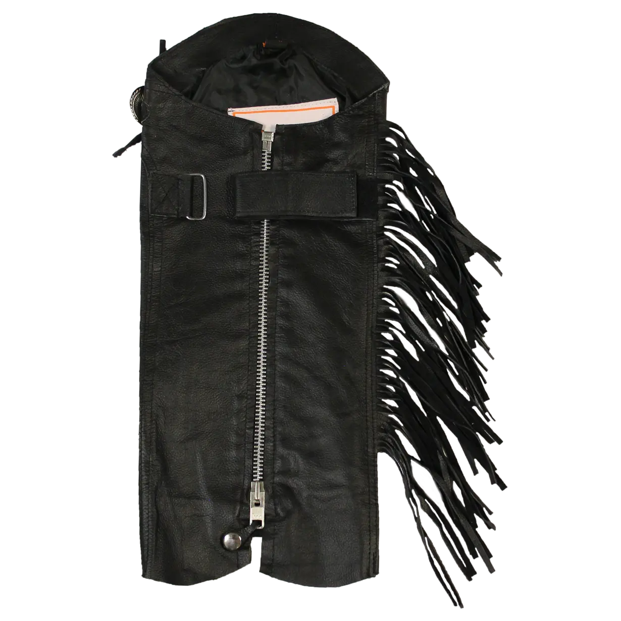 Open Road Women's Side Fringe Leather Half Chaps