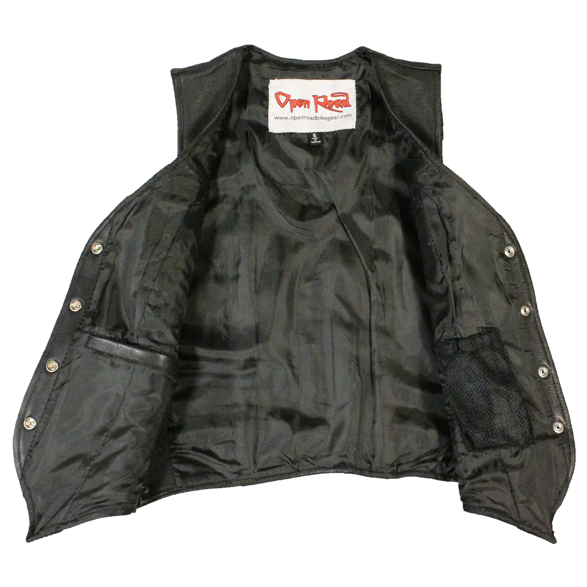 Open Road Women's Western Style Leather Vest