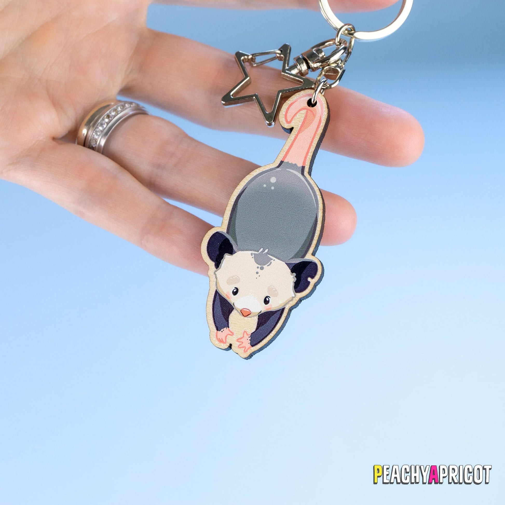 Porte-clés bébé opossum