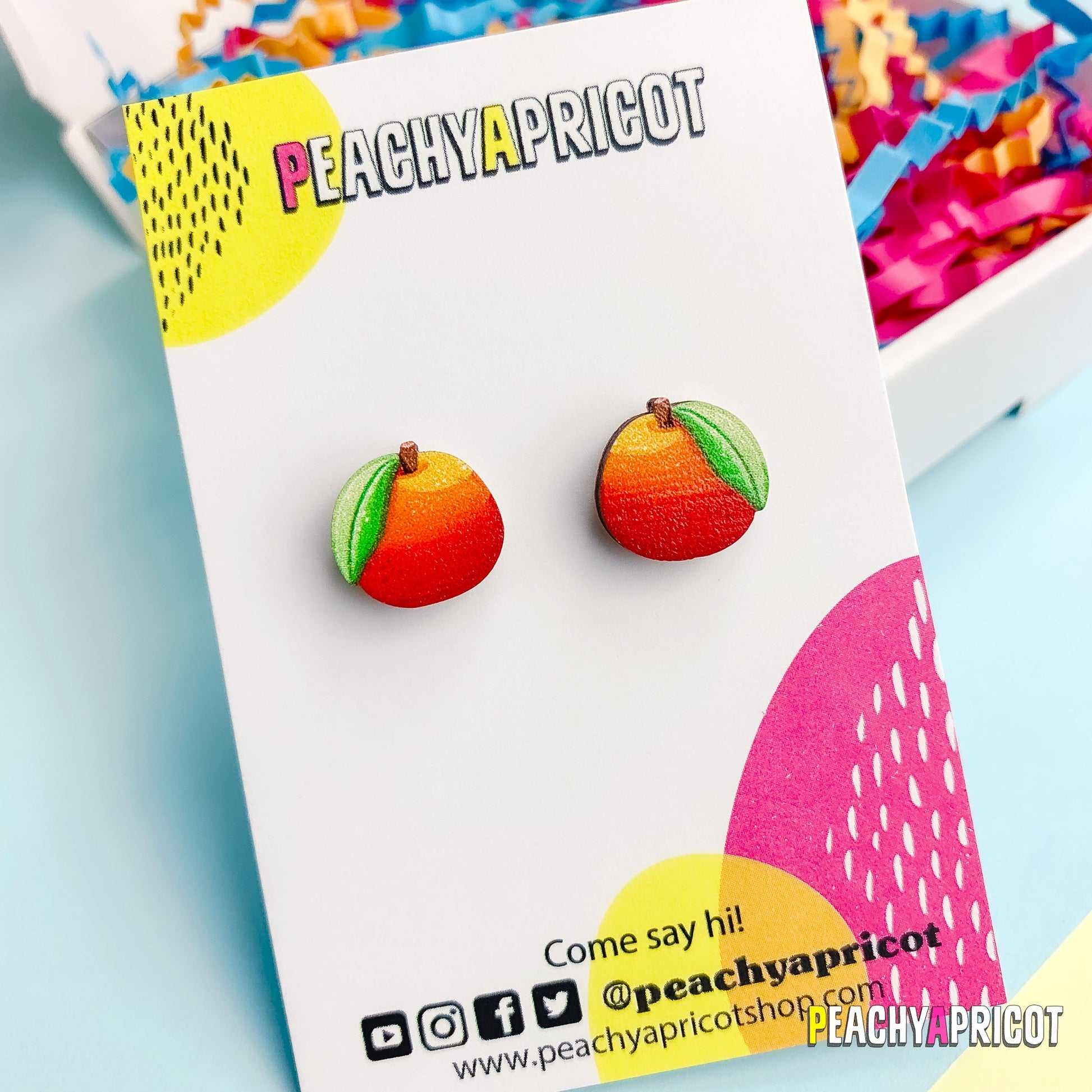 Orange Earrings